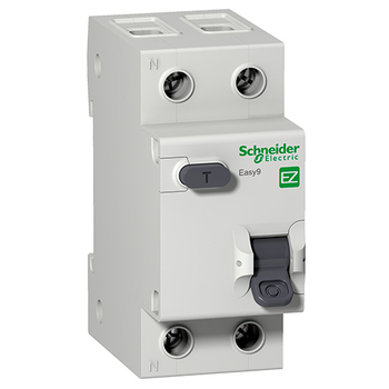 Дифференциальный автоматический выключатель Schneider Electric EASY 9 1P+N 32А 30мА C AC 4,5 кА - Электрика, НВА - Модульное оборудование - Дифференциальные автоматы - Магазин электротехнических товаров Проф Ток